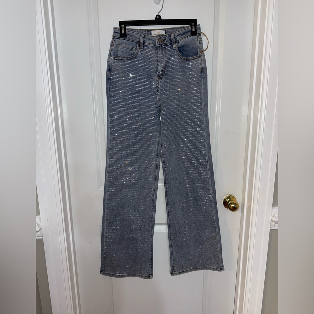 Austin Landing Jeans Sparkle Rhinestone New Without‎ Tags Ladies Size 7